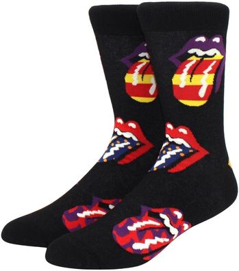 The Rolling Stones Out Of Control Socken - Lustige Musik Motiv-Socken in 3/4-Länge