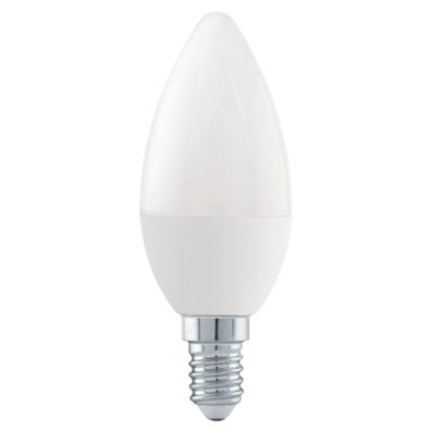 EGLO E14 C37 LED Leuchtmittel opal 6W 470lm 3000K 3,7x10cm Stepdimmer