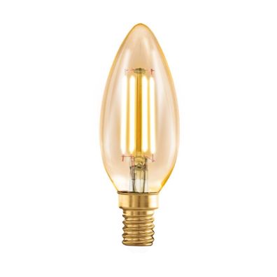 EGLO E14 C35 LED Leuchtmittel amber 4W 220lm 2200K 3,5x9,9cm