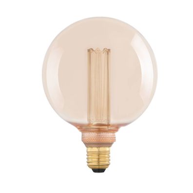 EGLO E27 G125 LED Leuchtmittel amber 4W 170lm 1800K 12,5x16,5cm