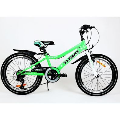 Kinderfahrrad 20 Zoll 6-Gang Kettenschaltung Rocky 20 Speed by Lux4Kids ...