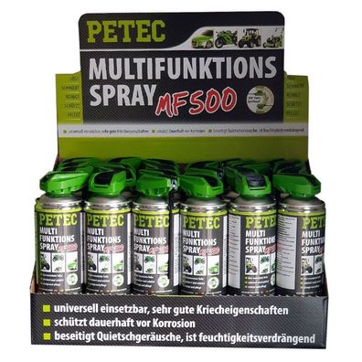 24 x Petec Multifunktions Spray 500ml 71250 Rostlöser / Kriechöl