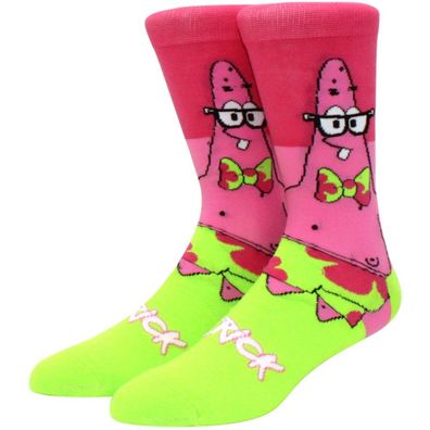 Patrick Star Charakter SpongeBob Motiv-Socken in 3/4-Länge - Cartoon Lustige Socken