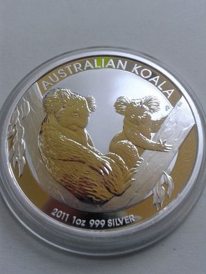 1$ 2011 Australien Koala 1 Unze Silber 1 Dollar 2011 Australien Koala