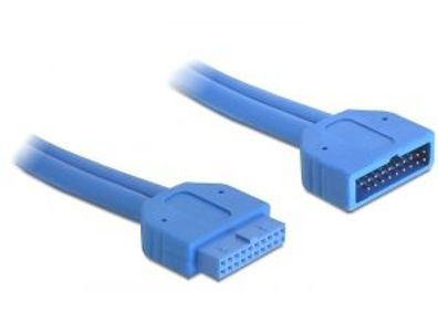 Delock 82943, 0,45 m, USB 3.2 Gen 1 (3.1 Gen 1), Männlich, Weiblich