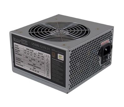 LC-Power LC600-12 V2.31, 450 W, 230 V, Aktiv, 24 A, 17 A, 14 A