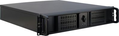 Inter-Tech 2U-2098-SK, Rack, Server, Schwarz, micro ATX, Mini-ITX, Stahl, 2U