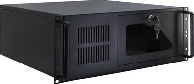 Inter-Tech IPC 4U-4088-S, Rack, Server, Schwarz, ATX, micro ATX, Mini-ITX, Stahl, 4U