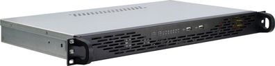 Inter-Tech 1U K-125L, mini ITX, Server, Grau, ITX, Stahl, HDD, LAN, Leistung