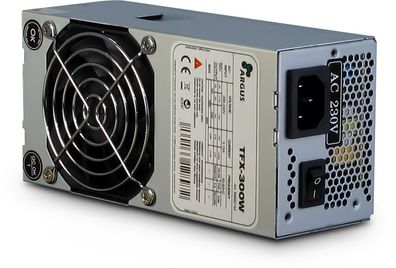 Inter-Tech TFX-300W, 300 W, 230 V, Aktiv, 20 + 4 pin ATX, Nicht-modular, TFX