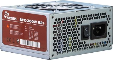 Inter-Tech SFX-300W, 300 W, 110 - 240 V, 50 - 60 Hz, 4 - 8 A, Aktiv, 26,4 W