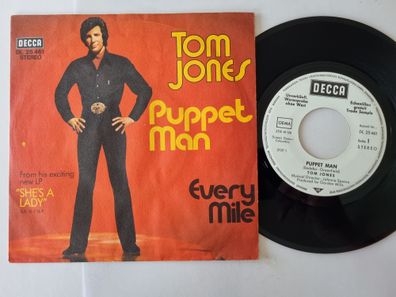 Tom Jones - Puppet man 7'' Vinyl Germany PROMO