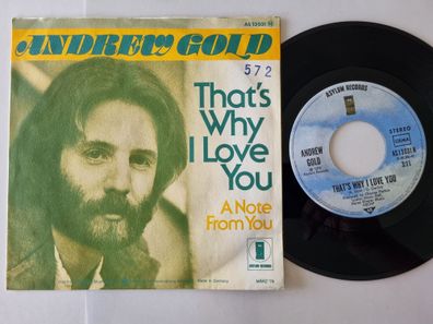 Andrew Gold - That's Why I Love You 7'' Vinyl Germany