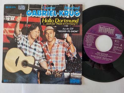 Gunter Gabriel/ Manfred Krug - Hallo Dortmund 7'' Vinyl Germany