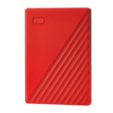 WD My Passport, 4 TB, 3.2 Gen 1 (3.1 Gen 1), Rot