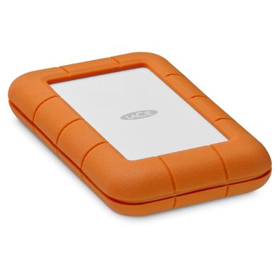 LaCie Rugged Secure, 2000 GB, 2.5 Zoll, 3.2 Gen 1 (3.1 Gen 1), Orange, Weiß