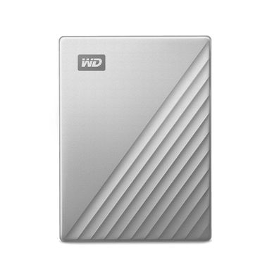 WD My Passport Ultra for Mac, 5000 GB, 3.2 Gen 1 (3.1 Gen 1), Silber