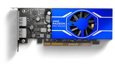 AMD PRO W6400, Radeon PRO W6400, 4 GB, GDDR6, 64 Bit, PCI Express x4 4.0