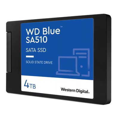 WD Blue SA510, 4 TB, 2.5", 560 MB/ s, 6 Gbit/ s