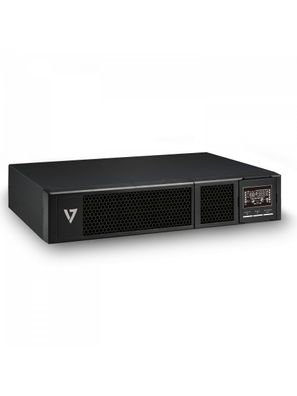 V7 1.500 VA RACK-USV 2 HE LCD, 1,5 kVA, 1500 W, Sine, 200 V, 240 V, 40/70 Hz