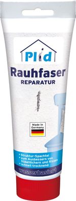 plid® Rauhfaser Weiß, Reparaturspachtel Spachtel Spachtelmasse Rauhfasertapete