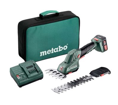 Metabo Akku-Gras- und Strauchschere PowerMaxx SGS 12 Q 1 Stk. Akku 2.0Ah, Ladegerät