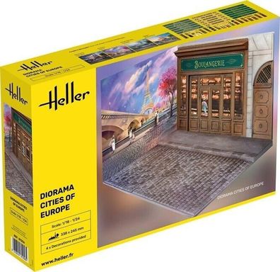 Heller Diorama Cities of Europe 81256 in 1:24 - 1:18 Bausatz 1000812560