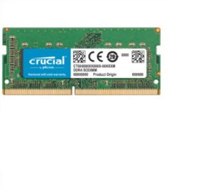 Crucial 8GB DDR4 2400, 8 GB, 1 x 8 GB, DDR4, 2400 MHz, 260-pin SO-DIMM