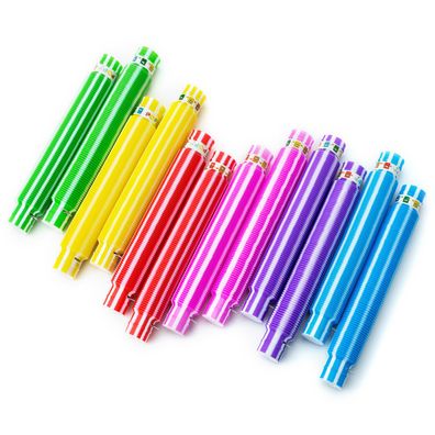 Precorn 12 Stück LED Pop Tubes Fidget Toys Set - Kindergeburtstag Deko, 6 Farben