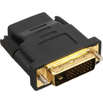 InLine® 17660P HDMI-DVI Adapter, HDMI Buchse auf DVI Stecker, e Kontakte, 4K2K