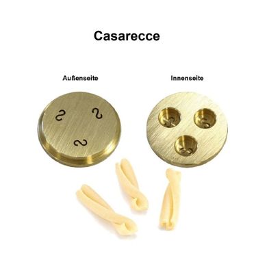 Matrize Pastaform Casarecce Ø 5,7 cm Nudelmaschinen MPF 2,5N / MPF 4N Gastlando