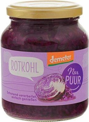 Nur Puur 3x Rotkohl Demeter 350g