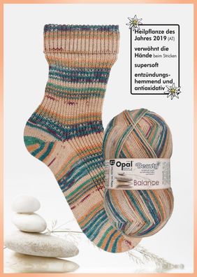 Sockenwolle Opal Beauty - Balance Edelweiß-Extrakt 11403 lebendige Wahrheit