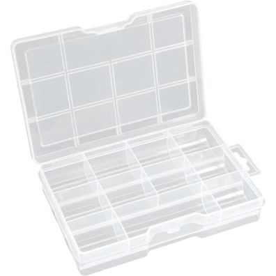 InLine® 43009B Kleinteile Leerbox, 11 Fächer, Abmessungen: 213x114x35mm