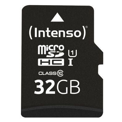 Intenso 32GB microSDHC, 32 GB, MicroSDHC, Klasse 10, UHS-I, 90 MB/ s, Class 1 (U1)