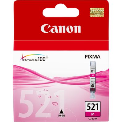 Canon CLI-521M Tinte Magenta, Tinte auf Pigmentbasis, 1 Stück(e)