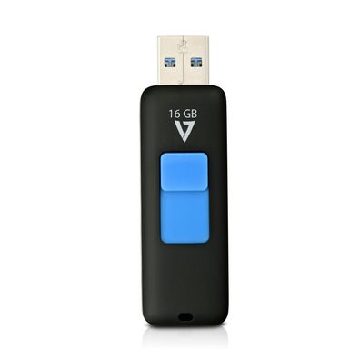 V7 J153304, 16 GB, USB Typ-A, 3.2 Gen 1 (3.1 Gen 1), 50 MB/ s, Dia, Schwarz