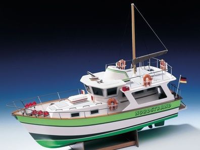 Krick Motoryacht Nordstrand Trawleryacht 1:16 Bausatz 21430 Bausatz