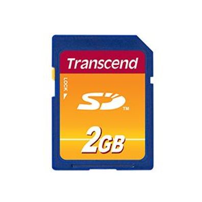 Transcend TS2GSDC, 2 GB, SD, MLC, 20 MB/ s, 13 MB/ s, Schwarz