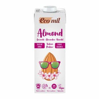 EcoMil 6x EcoMil Mandeldrink Zuckerfrei Protein (Zuckergehalt<0,3 g pro 100g) 1l