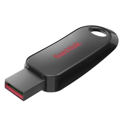 SanDisk Cruzer Snap, 64 GB, USB Typ-A, 2.0, Dia, 6,1 g, Schwarz