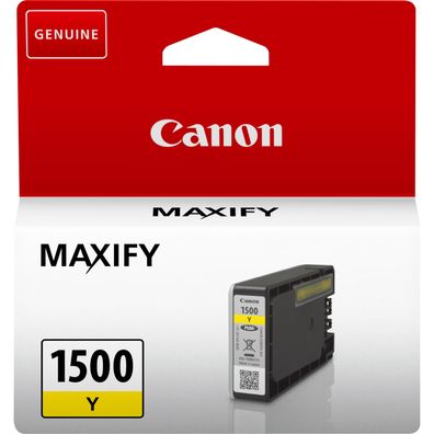 Canon PGI-1500Y Gelb Tintentank, Tinte auf Pigmentbasis, 4,5 ml