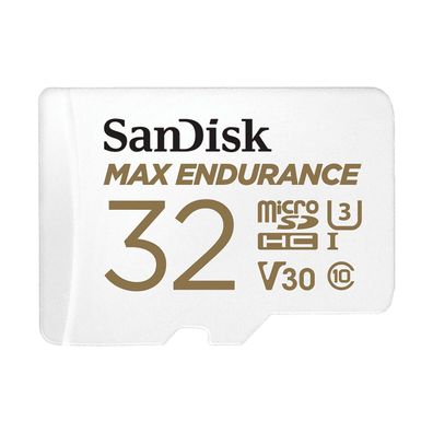 SanDisk Max Endurance, 32 GB, MicroSDHC, Klasse 10, UHS-I, 100 MB/ s, 40 MB/ s