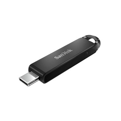 SanDisk Ultra, 128 GB, USB Typ-C, 3.2 Gen 1 (3.1 Gen 1), 150 MB/ s, Dia, Schwarz