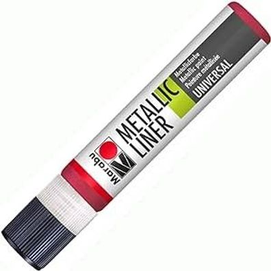 Marabu Metallic Liner Metallic-Liner 25 ml Metallic Rot 732