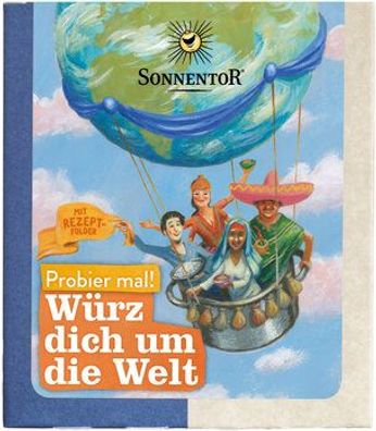 Sonnentor 6x Würz dich um die Welt Probier mal!, Packung 50g