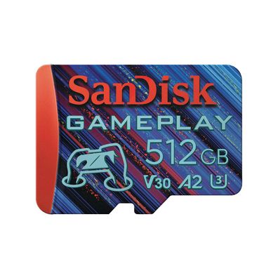 SanDisk Sdsqxav-512g-gn6xn, 512 GB, MicroSD, UHS-I, 190 MB/ s, 130 MB/ s, Blau