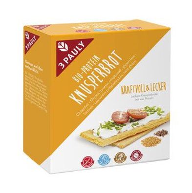 3PAULY 6x Bio Knusperbrot Protein 100g