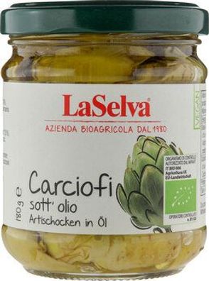 LaSelva 6x Artischocken in Öl, in Vierteln 180g