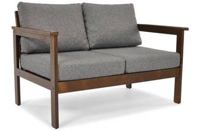 BETTSO BELLA 2 Doppel-Gartensofa mit grauem Sitz